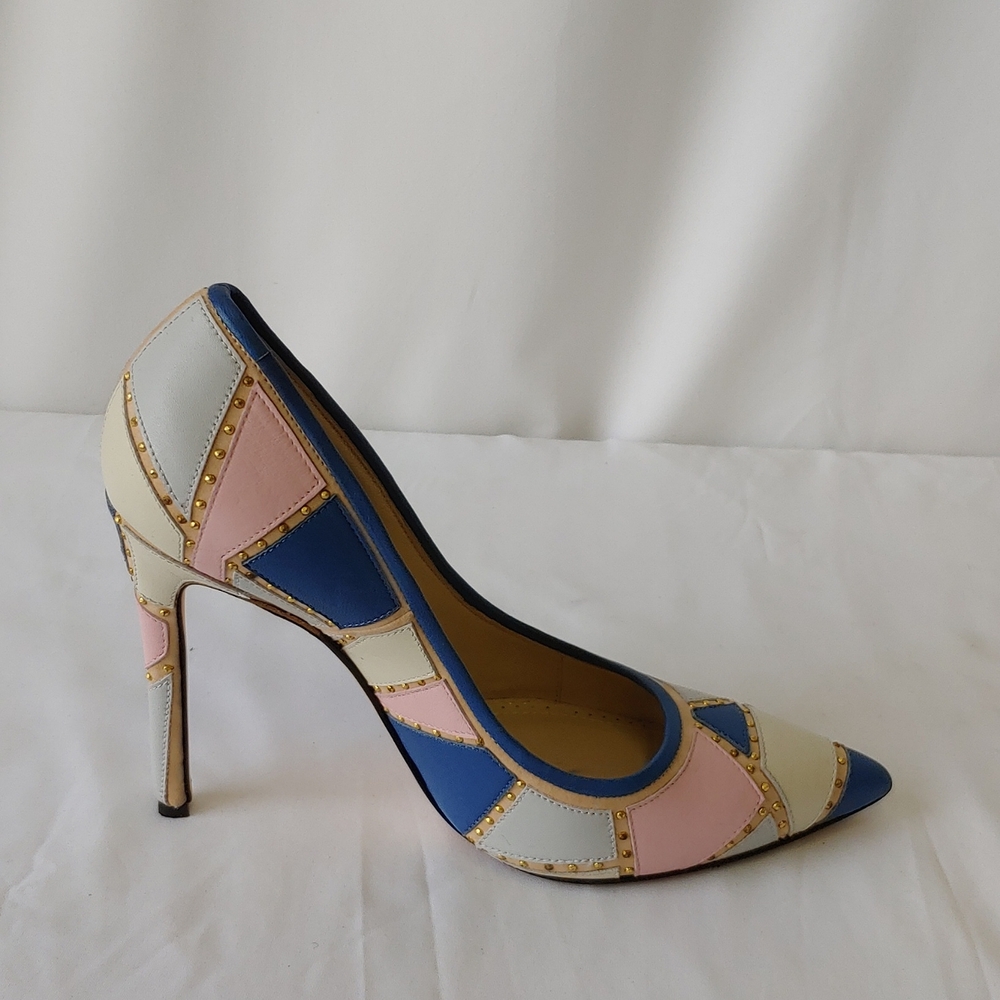 Tori Soudan Collection Multi Color High Heel Size… - image 3